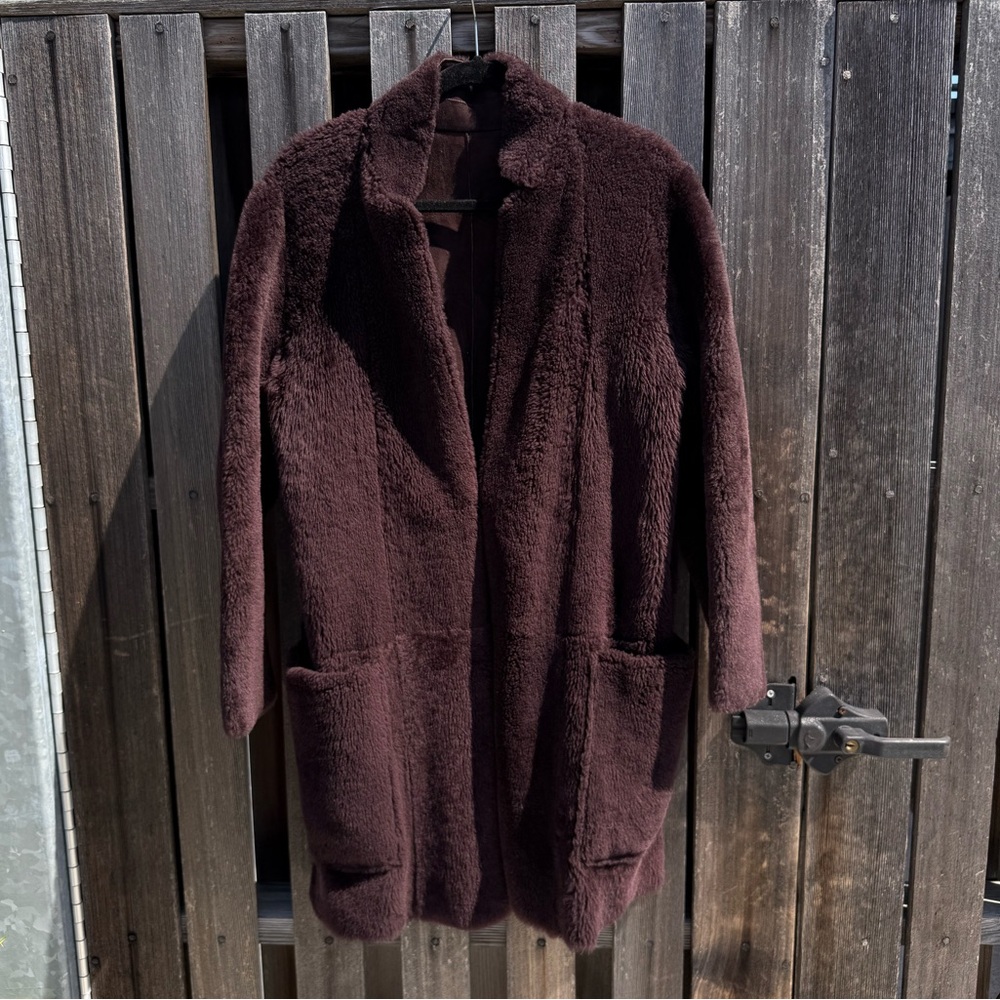 Vince Shearling Jacket Size Xs - image 2